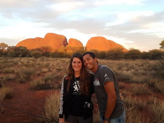 10.08.17 – Lever de Soleil à l’Uluru puis Kata Tjuta